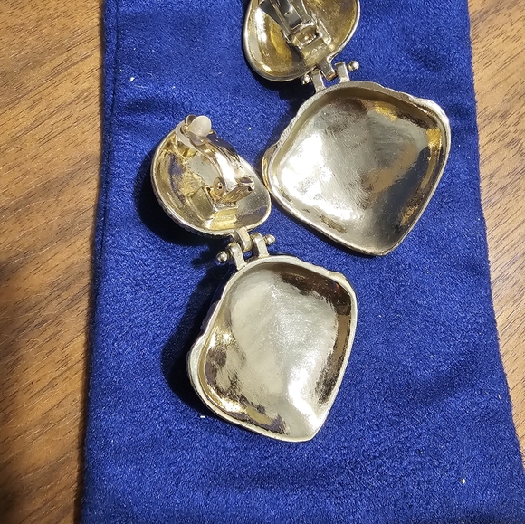 Zara multicolored clip on earrings - Picture 4 of 6